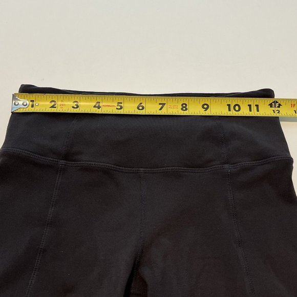 2017 Dark Gray Athleta Leggings Side Zipper Pockets Yoga Workout Women Size XS - Picture 12 of 15